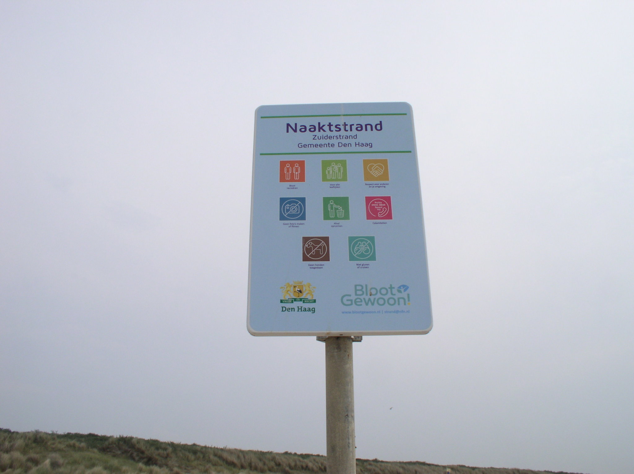 Naaktstranden Scheveningen En Westduinpark Voorzien Van Nieuwe Borden Natuurlijk NFN