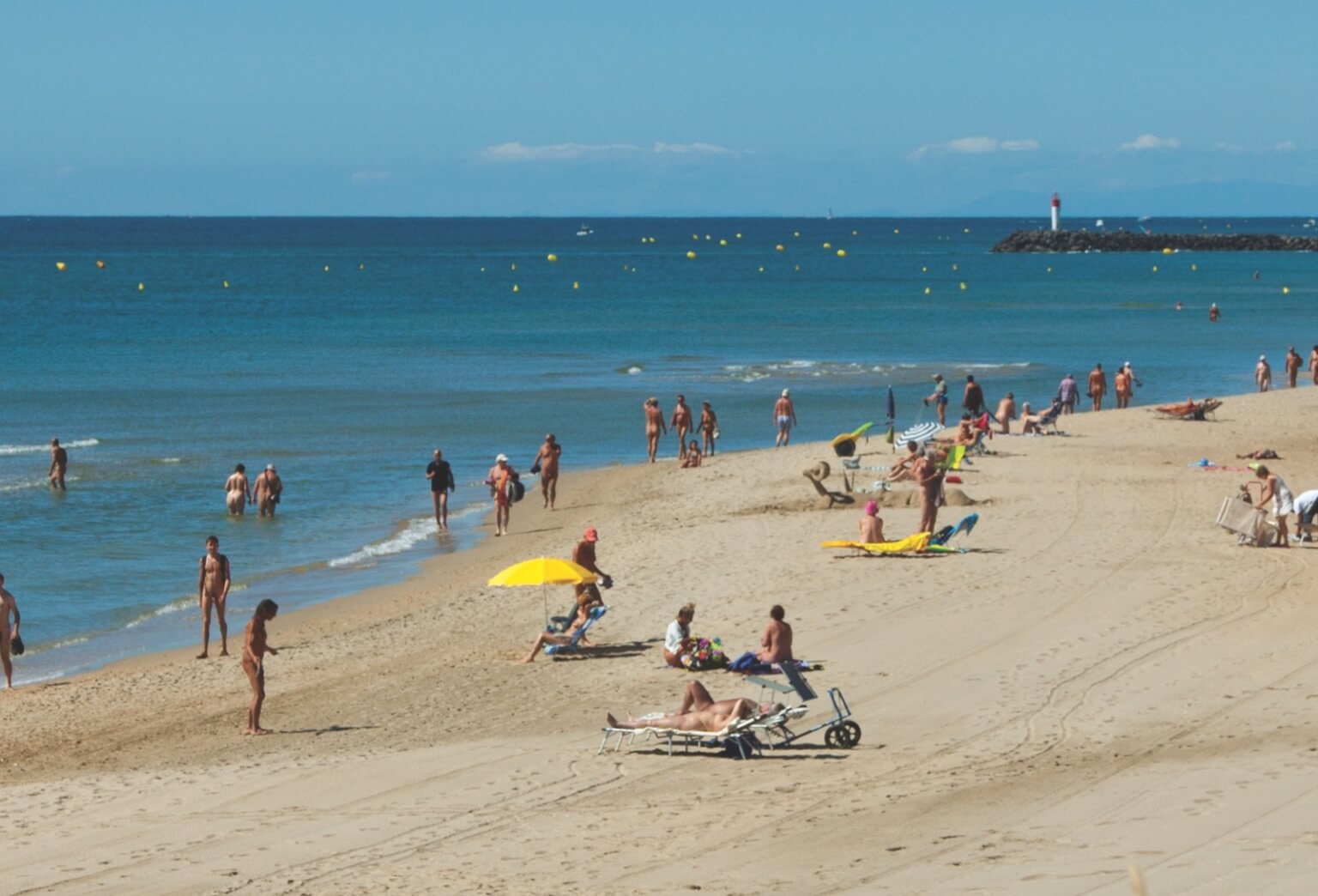 Naar het naaktstrand